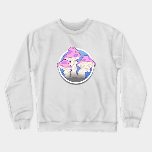 A Few Proud Mushrooms (Genderfluid) Crewneck Sweatshirt by YPMG Arts